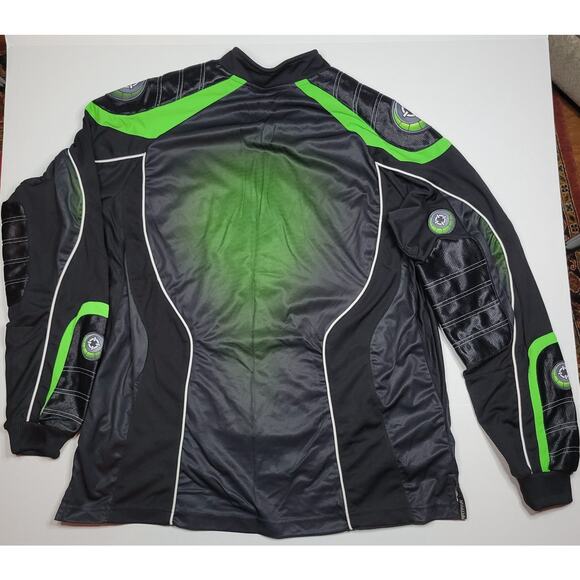 SMART PARTS Paintball Defender Jersey Holiday Special Green Black Men's Large - Picture 7 of 7
